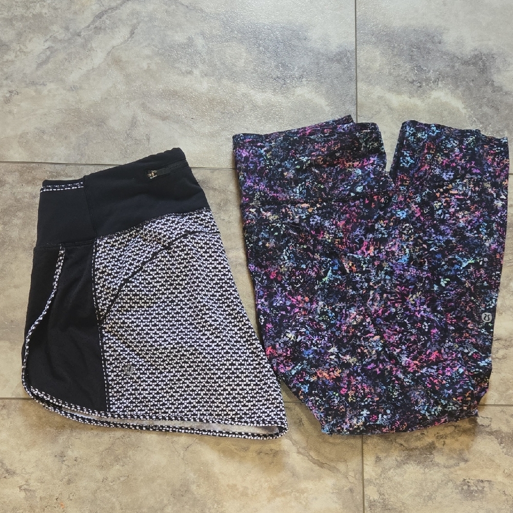 Lululemon Shorts And Legging Bundle